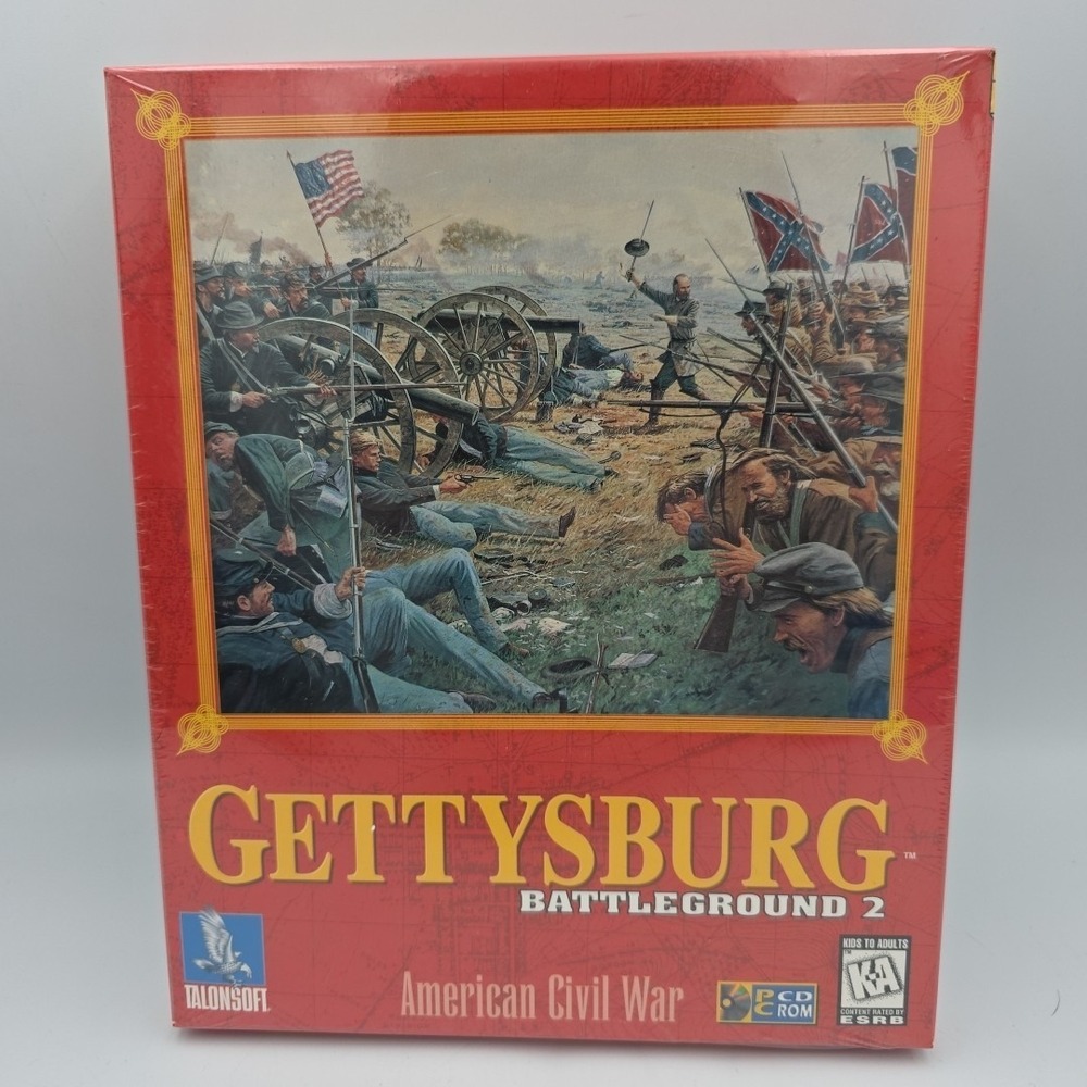 Battleground 2: Gettysburg PC CD American Civil War Strategy Game Sealed New